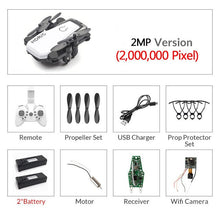 Load image into Gallery viewer, Foldable Mini Drone With RC Quadrocopter With Camera HD Quad-Counter With High Hold RC Helicopter VS E61 HS210 LF606 S9HW E016H