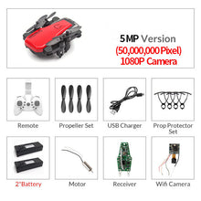 Load image into Gallery viewer, Foldable Mini Drone With RC Quadrocopter With Camera HD Quad-Counter With High Hold RC Helicopter VS E61 HS210 LF606 S9HW E016H