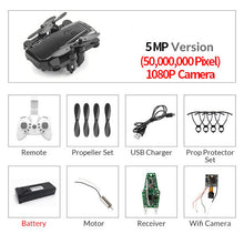 Load image into Gallery viewer, Foldable Mini Drone With RC Quadrocopter With Camera HD Quad-Counter With High Hold RC Helicopter VS E61 HS210 LF606 S9HW E016H