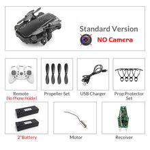 Load image into Gallery viewer, Foldable Mini Drone With RC Quadrocopter With Camera HD Quad-Counter With High Hold RC Helicopter VS E61 HS210 LF606 S9HW E016H