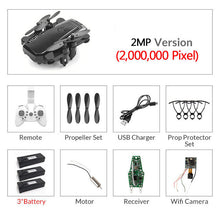 Load image into Gallery viewer, Foldable Mini Drone With RC Quadrocopter With Camera HD Quad-Counter With High Hold RC Helicopter VS E61 HS210 LF606 S9HW E016H