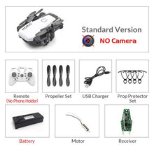 Load image into Gallery viewer, Foldable Mini Drone With RC Quadrocopter With Camera HD Quad-Counter With High Hold RC Helicopter VS E61 HS210 LF606 S9HW E016H
