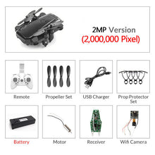 Load image into Gallery viewer, Foldable Mini Drone With RC Quadrocopter With Camera HD Quad-Counter With High Hold RC Helicopter VS E61 HS210 LF606 S9HW E016H
