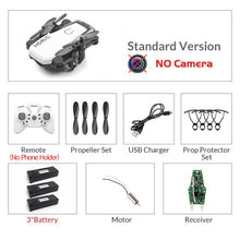 Load image into Gallery viewer, Foldable Mini Drone With RC Quadrocopter With Camera HD Quad-Counter With High Hold RC Helicopter VS E61 HS210 LF606 S9HW E016H
